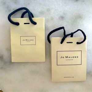 Jo Malone Two Small Gift Bags + Ribbons